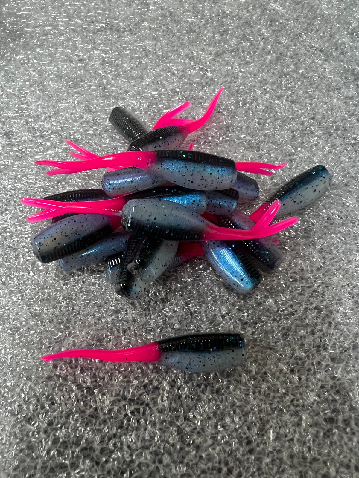 2 Inch Crappie Crusher fork-tail crappie jig