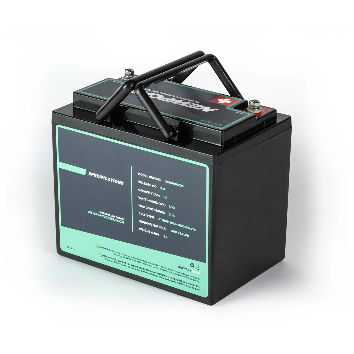 Newport 12V 50Ah Lithium LiFePO4 Battery
