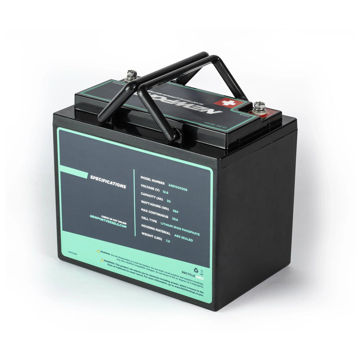 Newport 12V 30Ah Lithium LiFePO4 Battery