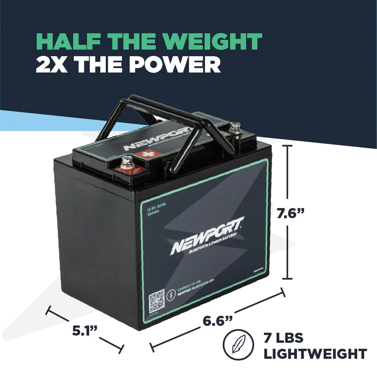 Newport 12V 30Ah Lithium LiFePO4 Battery