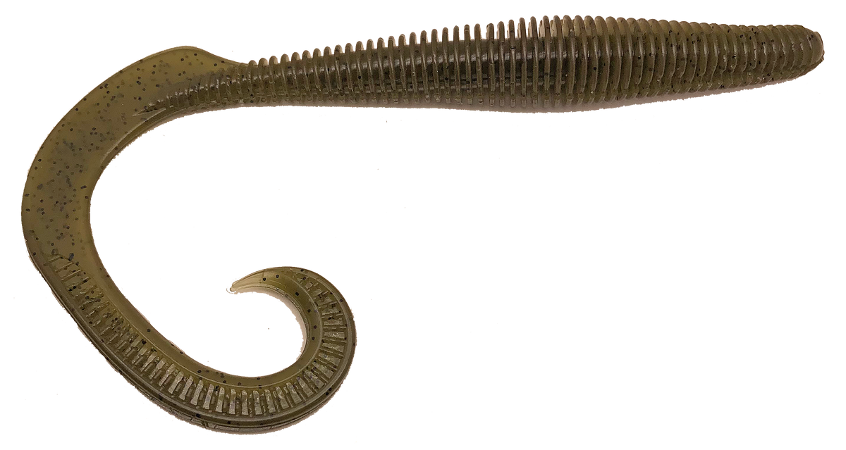 GrandeBass 8" Megatail Rattlesnake Magnum Tail Bass Worm