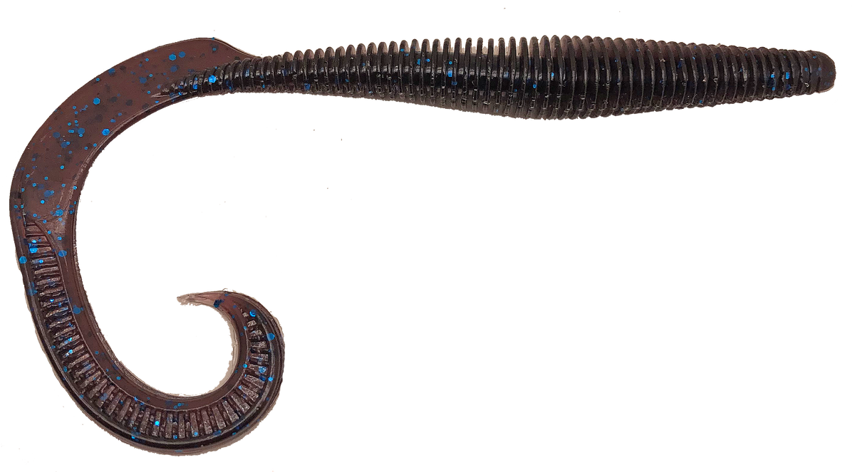 GrandeBass 8" Megatail Rattlesnake Magnum Tail Bass Worm