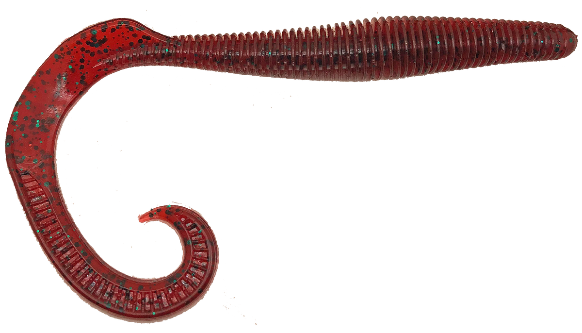 GrandeBass 8" Megatail Rattlesnake Magnum Tail Bass Worm