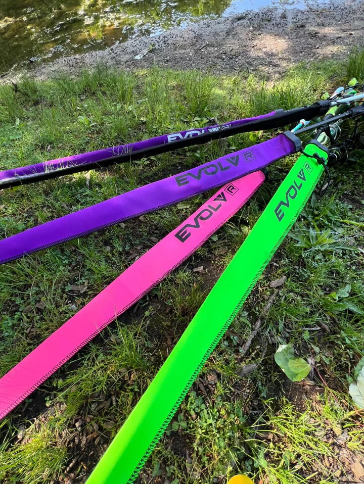 Stylish limited edition spinning rod cover for kayak anglers