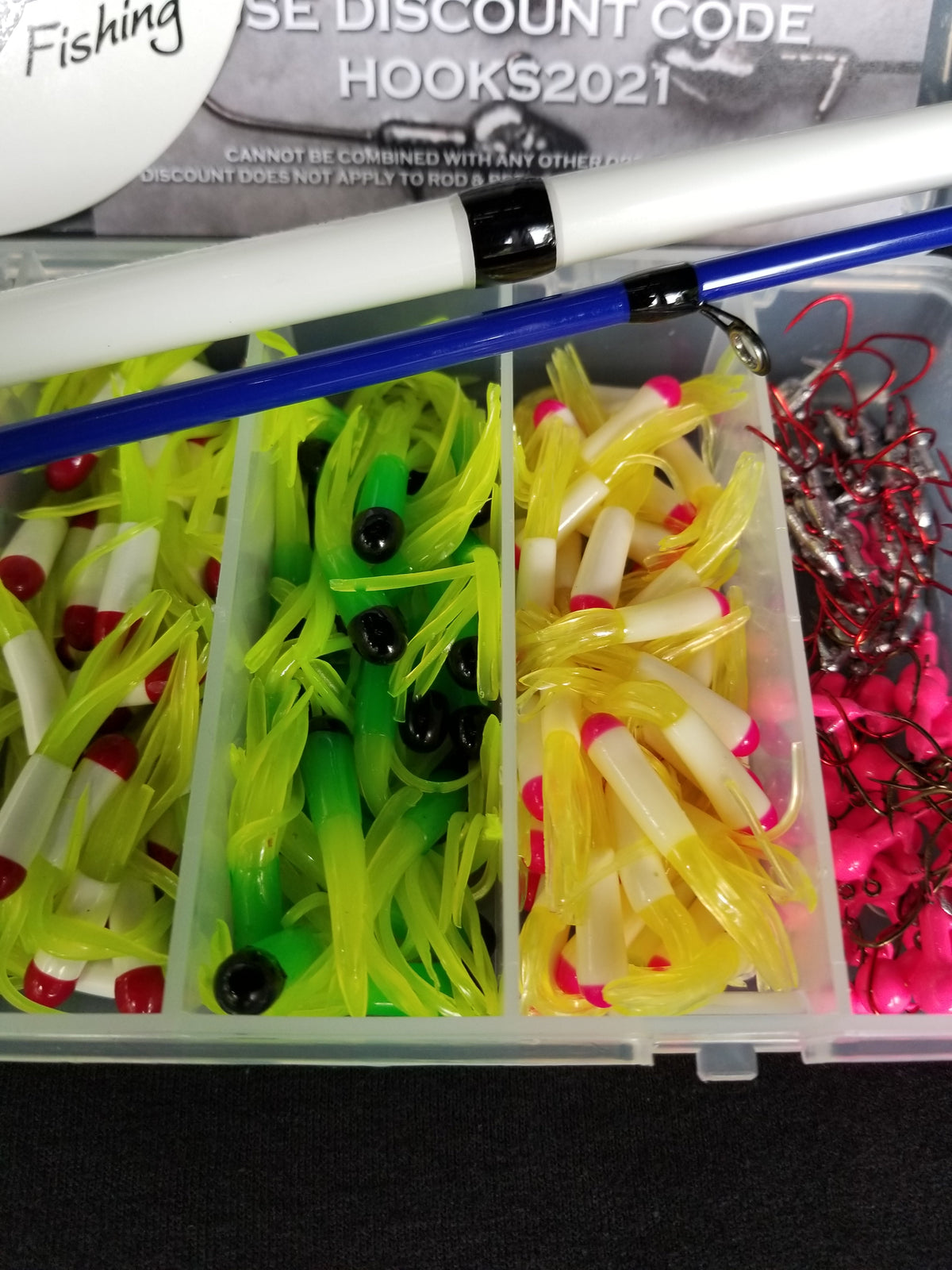 Cam's 10ft Yaannk Stick Crappie Combo w/ Tri-Color Tube Kit