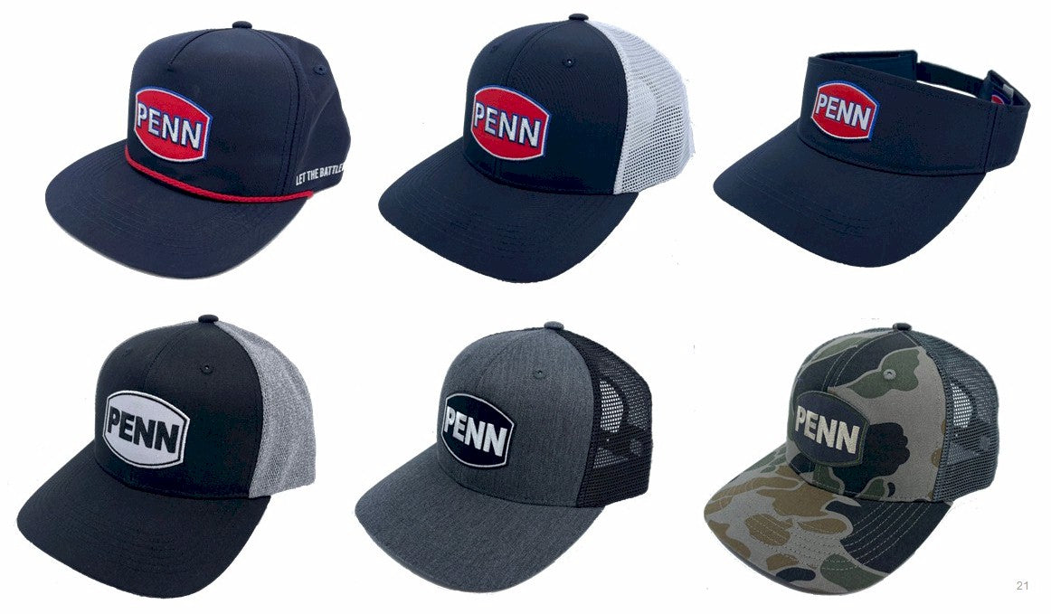 Penn Fishing Hats &amp; Visor – Performance Sun Protection Headwear