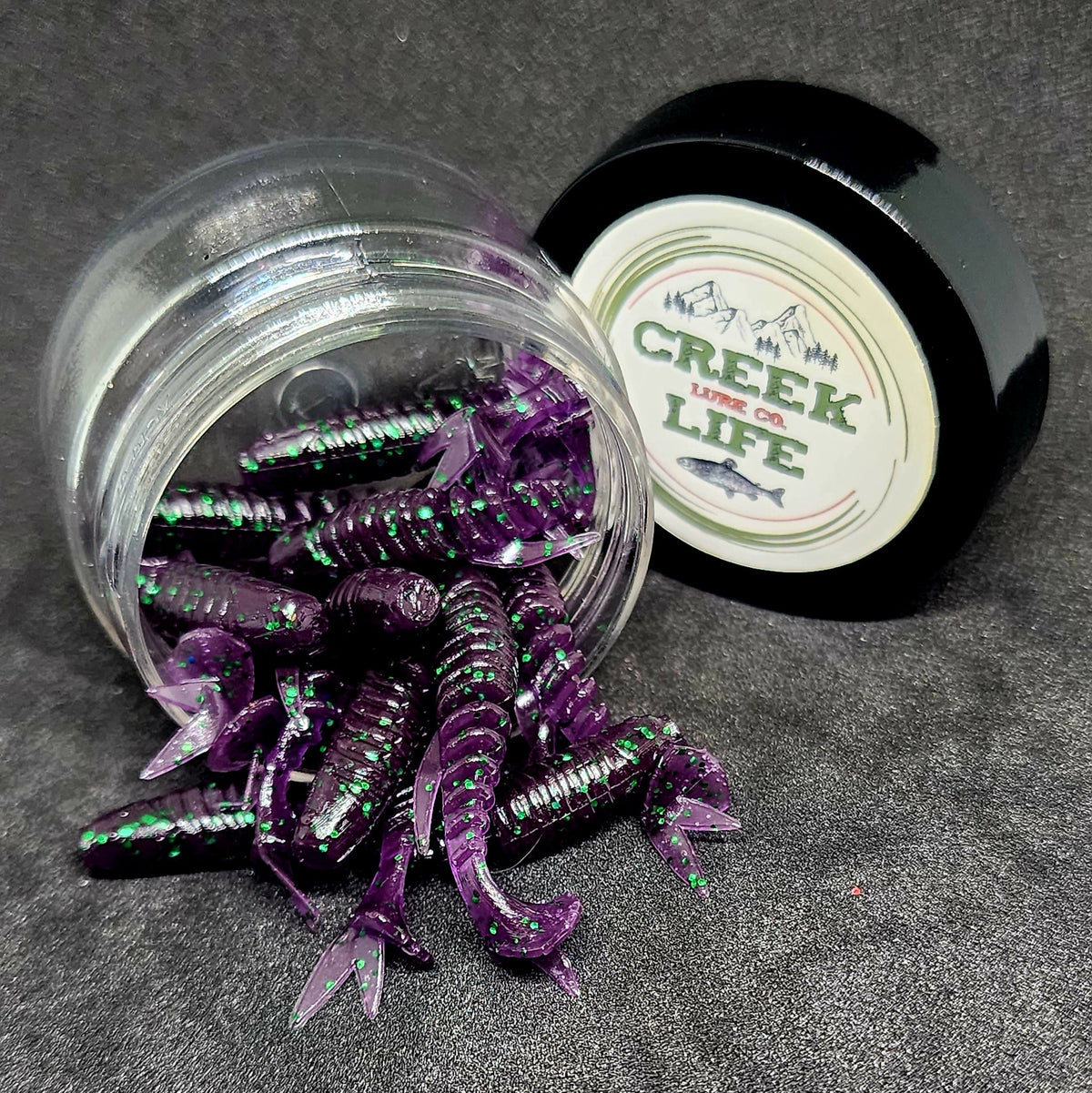 Creek Life 2&quot; Micro Swimbait &quot;Tennessee Creek Shark&quot; – Jar of 20