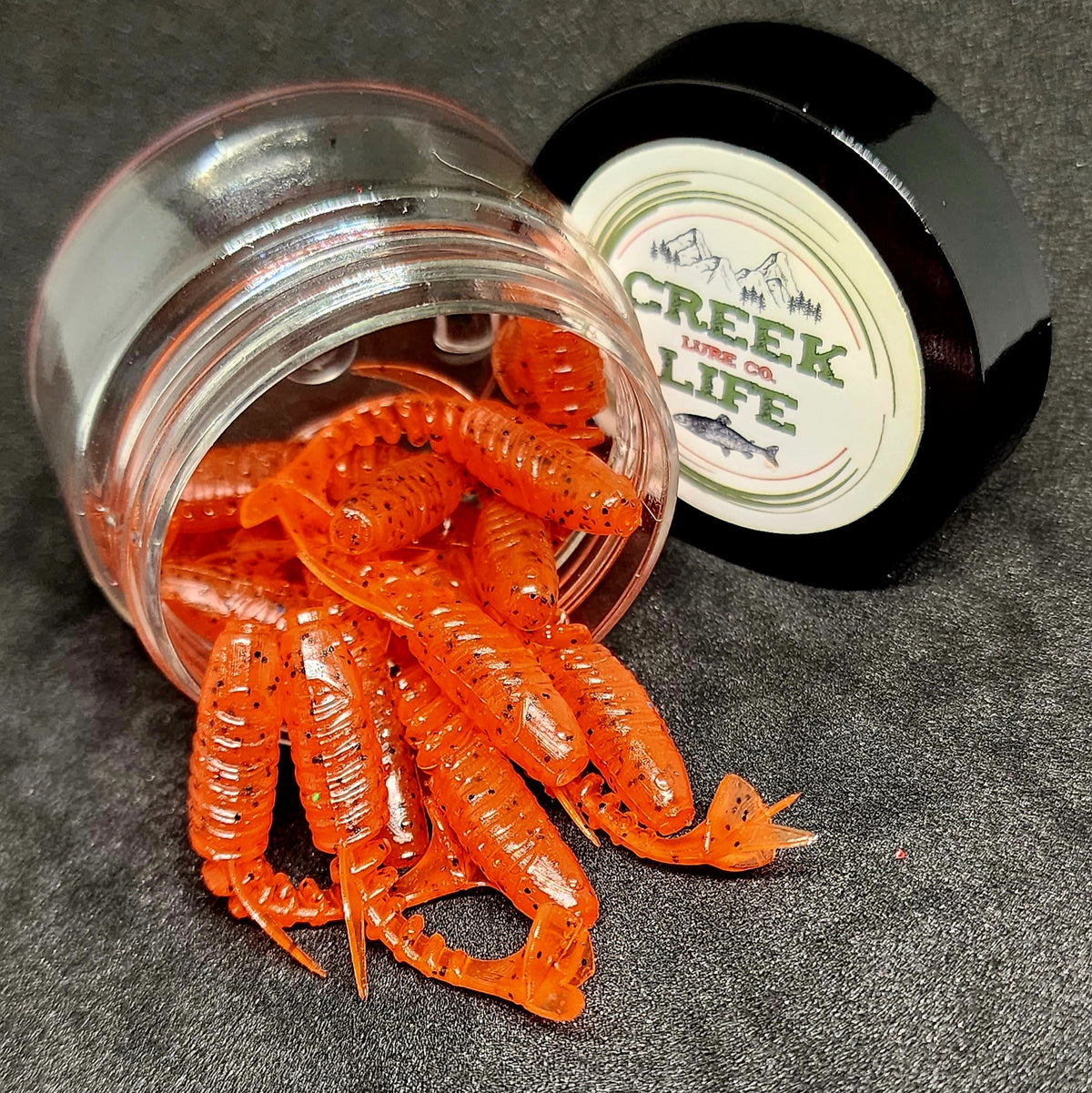 Creek Life 2&quot; Micro Swimbait &quot;Tennessee Creek Shark&quot; – Jar of 20
