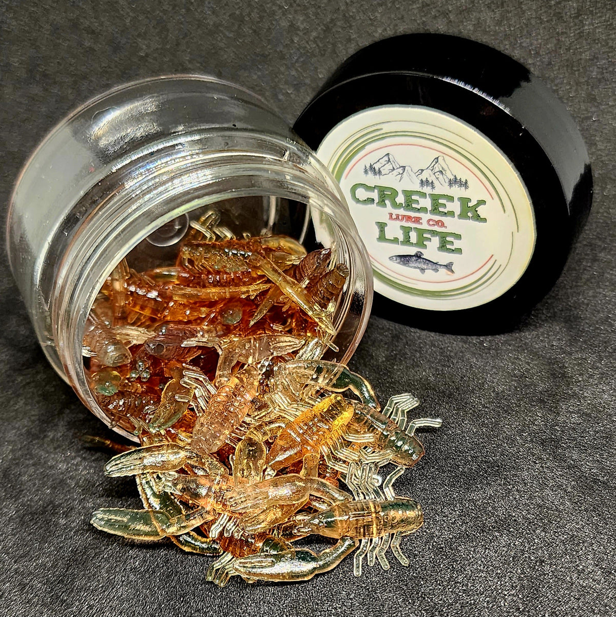 Small stream bass and panfish lure – Creek Crawler micro crawdad