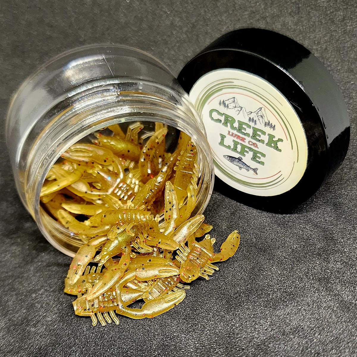 Small stream bass and panfish lure – Creek Crawler micro crawdad