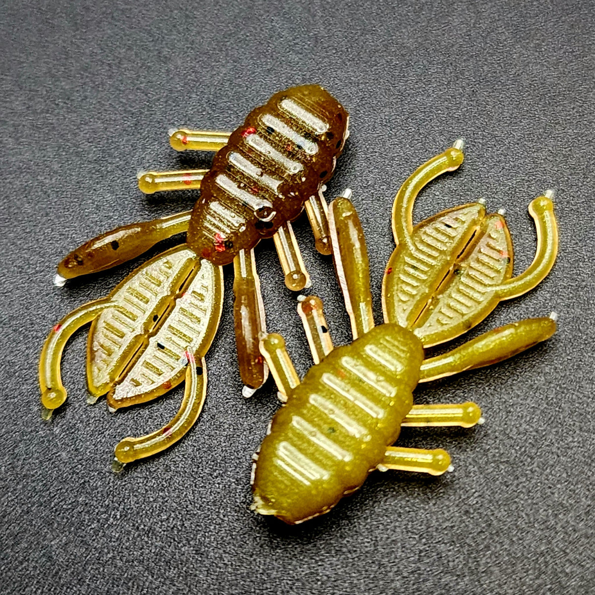 Creek Life 1.3&quot; Micro Creature Bait &quot;The Anaconda Beaver&quot; – Pack of 8