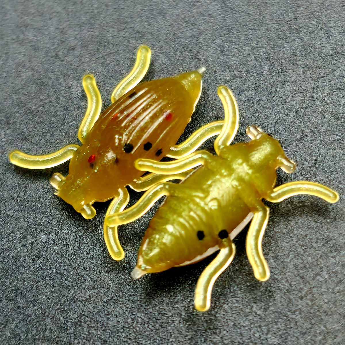 Creek Life 0.5&quot; Micro Beetle &quot;Toe Biter&quot; – Pack of 8