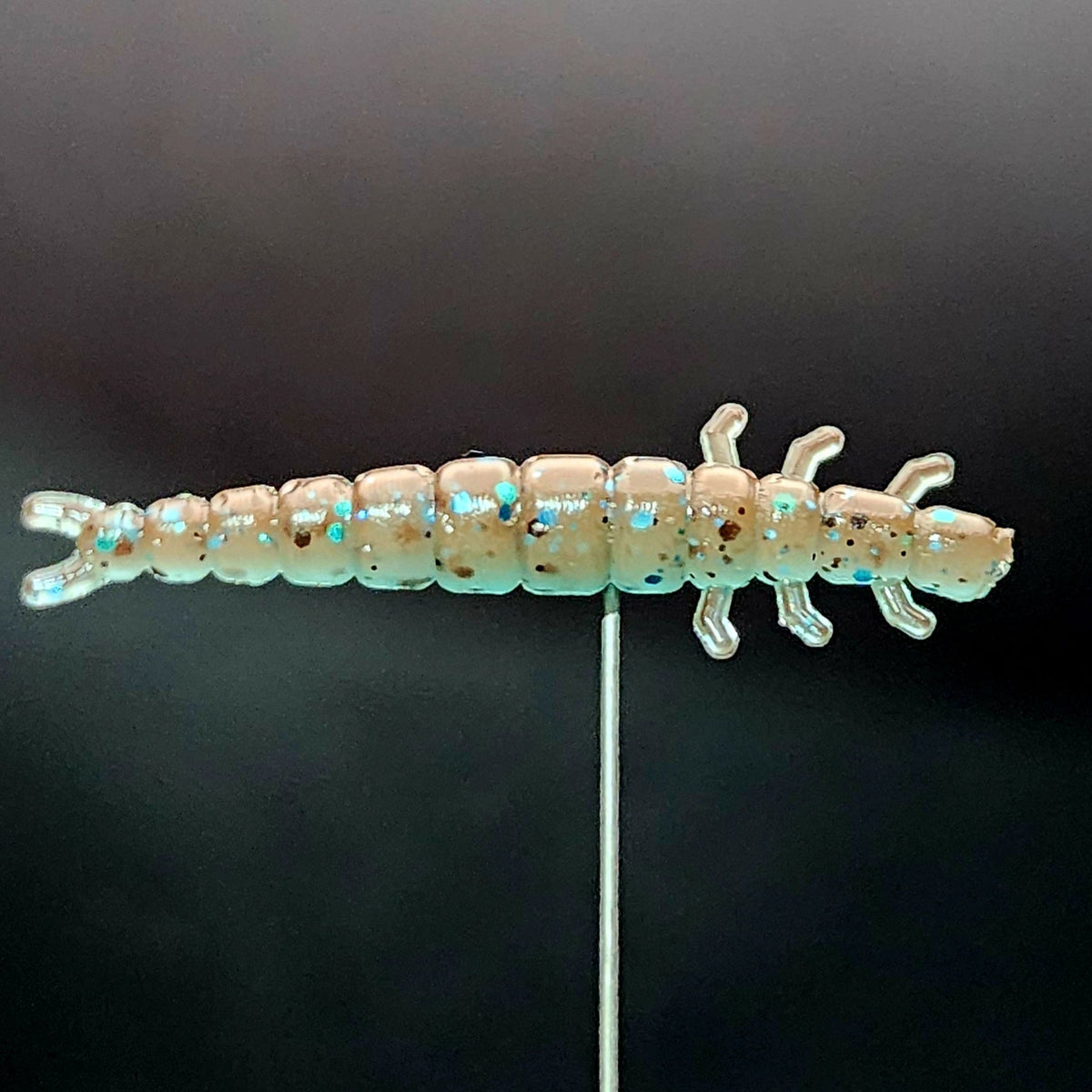 Creek Life Stream Weaver 1.3-inch caddis fly larvae soft plastic
