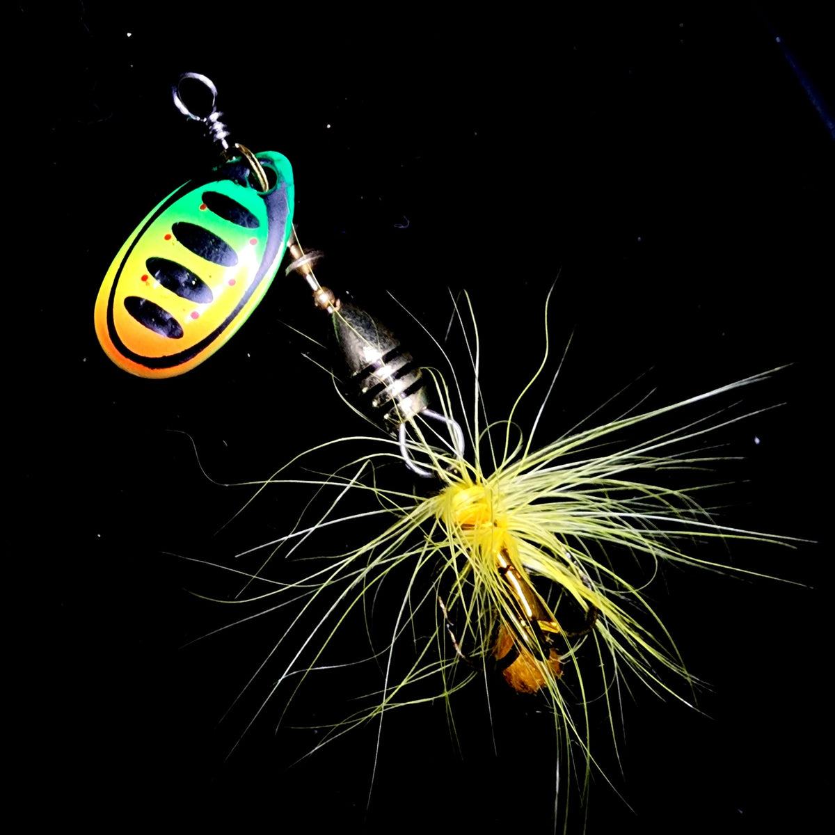 Creek Life 1/8oz Tungsten Inline Spinner &quot;The Spin-N-Grin&quot;