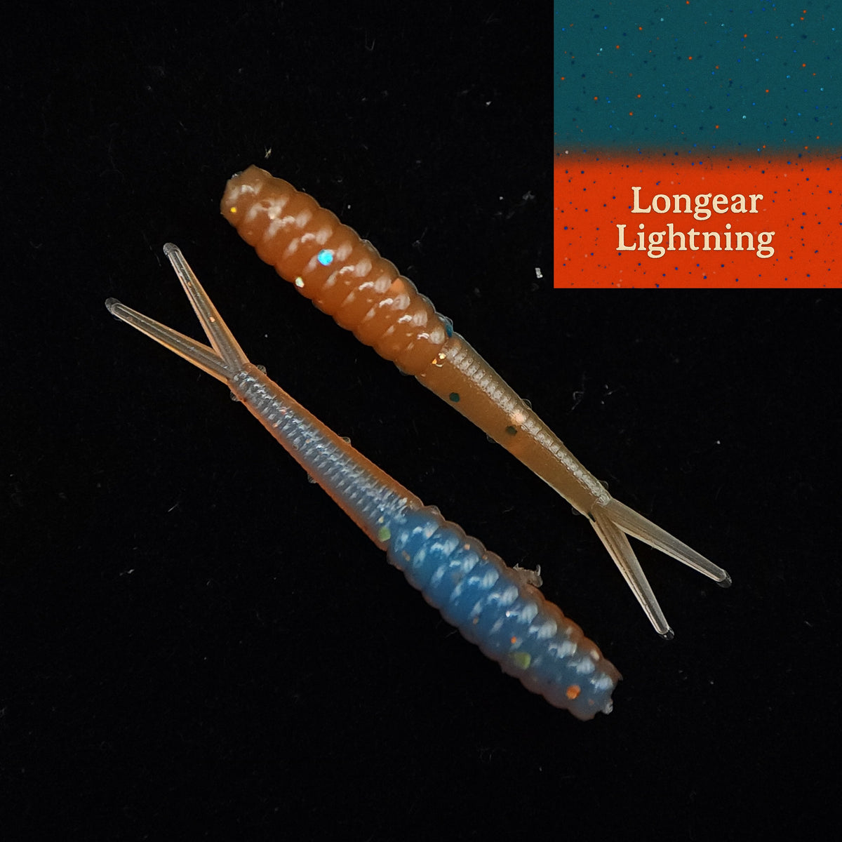 Creek Life 1.25&quot; Micro Fluke &#39;The Ditch Stick&#39; - 8 Pack
