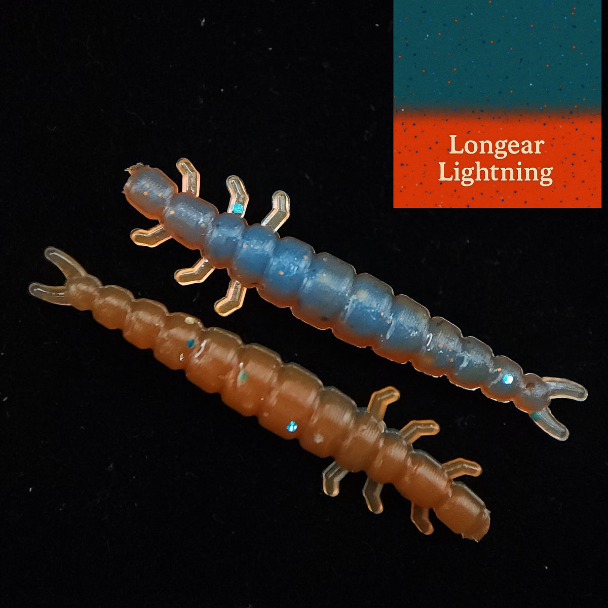 Creek Life Stream Weaver 1.3-inch caddis fly larvae soft plastic