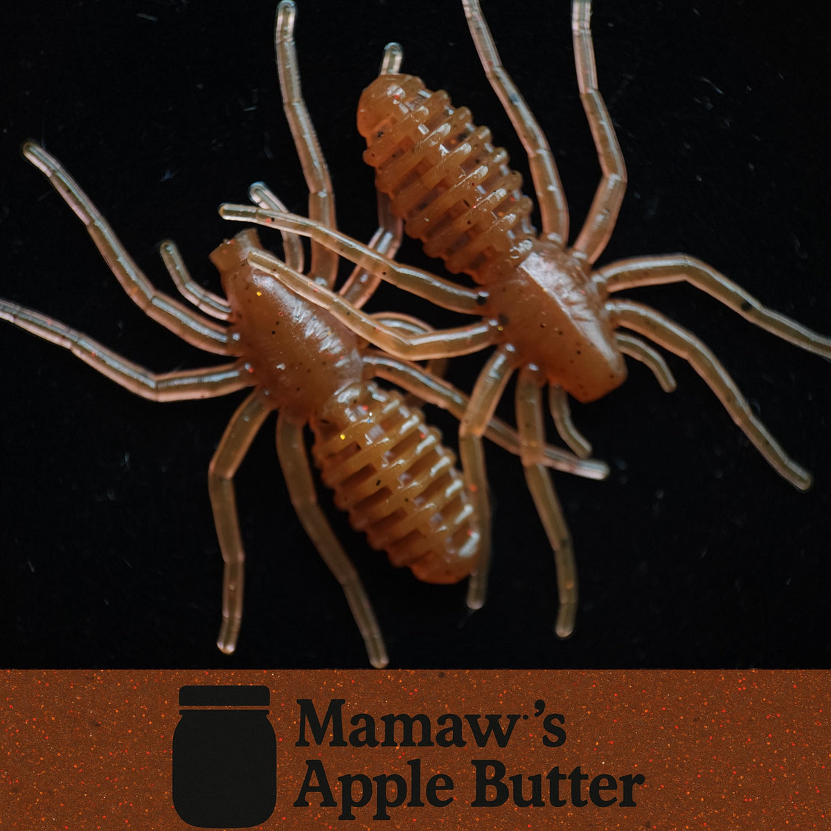 Creek Life 1&quot; Micro Spider Bait &quot;The Writing Spider&quot; – Pack of 6