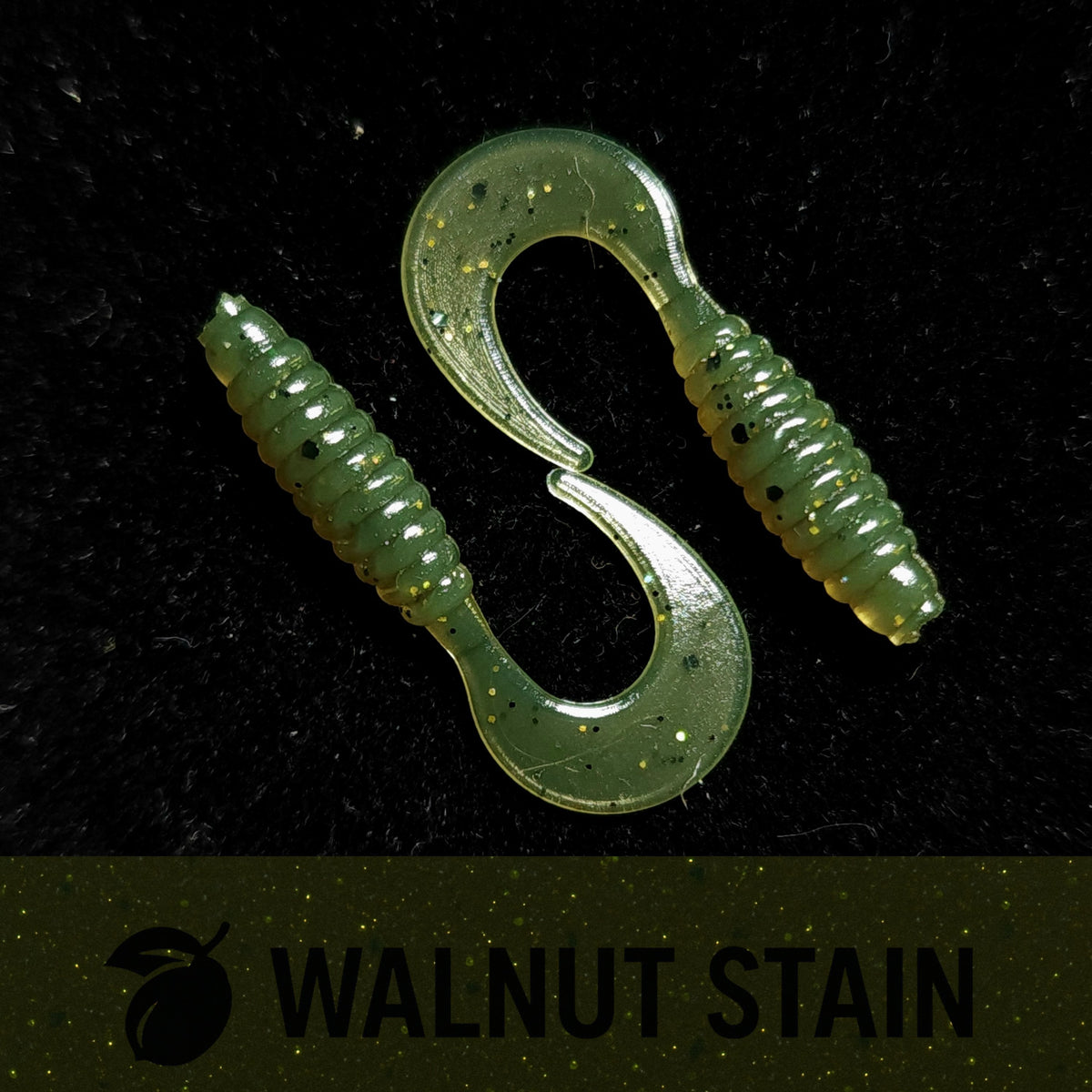 Creek Life 1&quot; Micro Curl Tail Grub &quot;The Tennessee Twister&quot; – Jar of 20