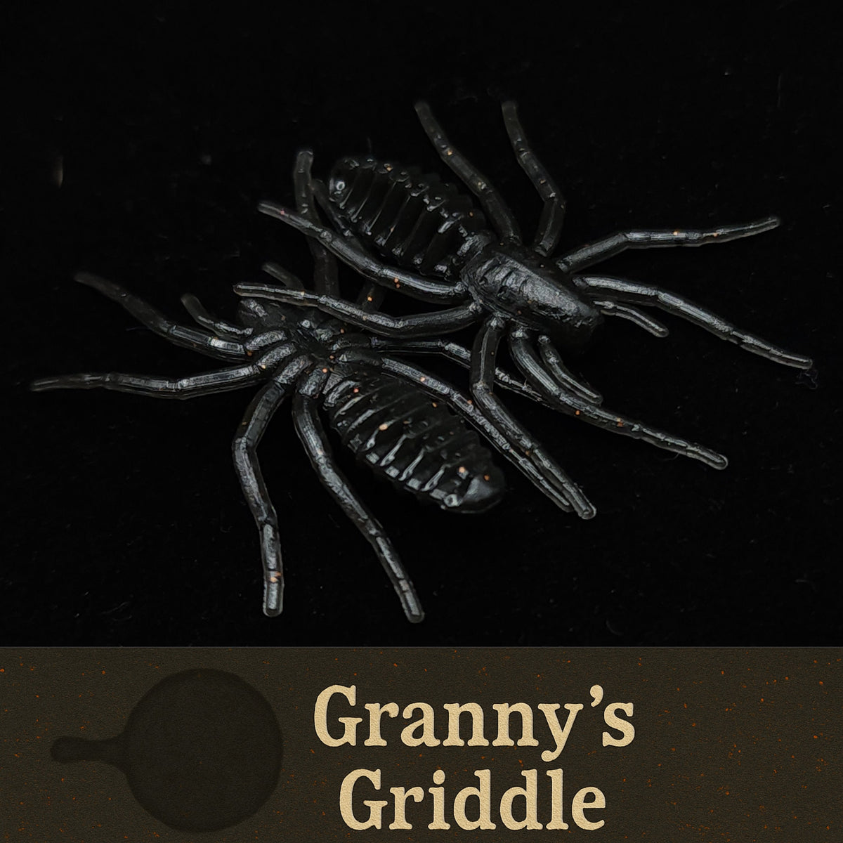 Creek Life 1&quot; Micro Spider Bait &quot;The Writing Spider&quot; – Pack of 6