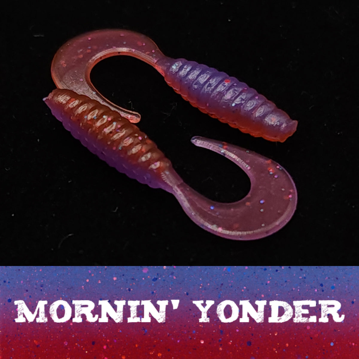 Creek Life 1&quot; Micro Curl Tail Grub &quot;The Tennessee Twister&quot; – Jar of 20