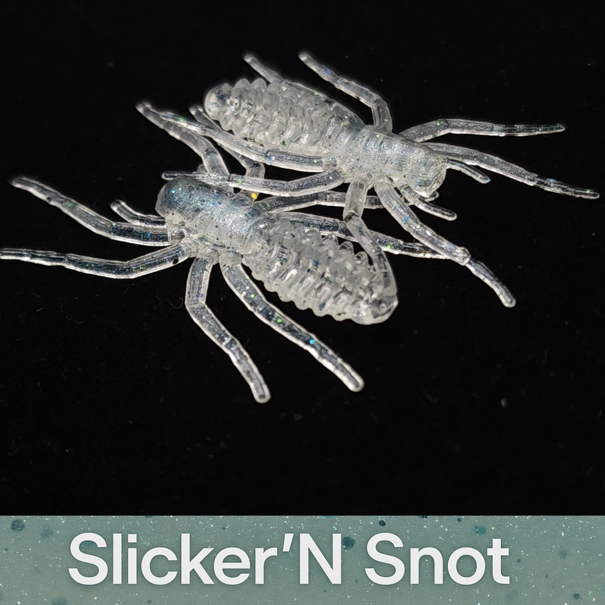 Creek Life 1&quot; Micro Spider Bait &quot;The Writing Spider&quot; – Jar of 16