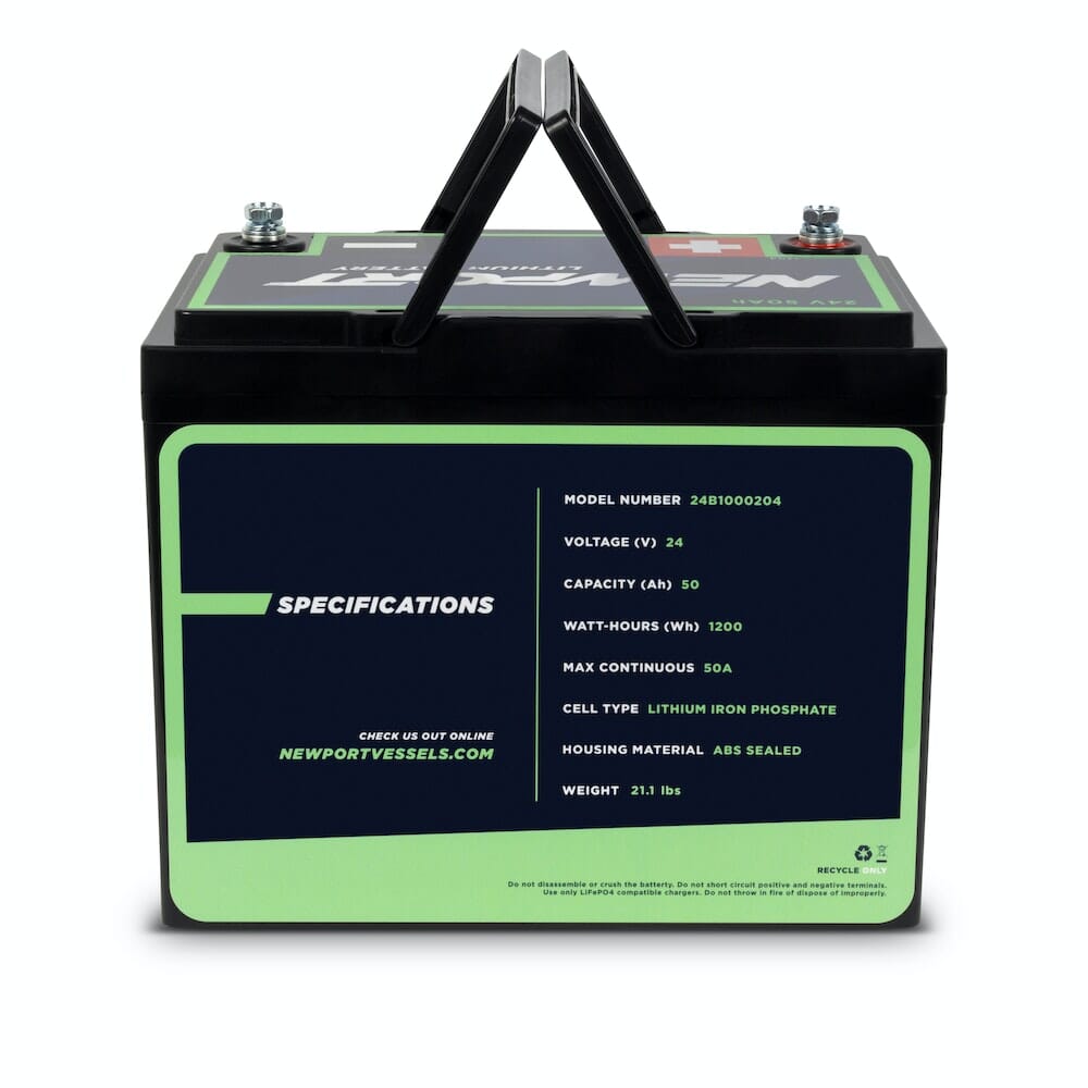 Newport 24V 50Ah Lithium LiFePO4 Battery