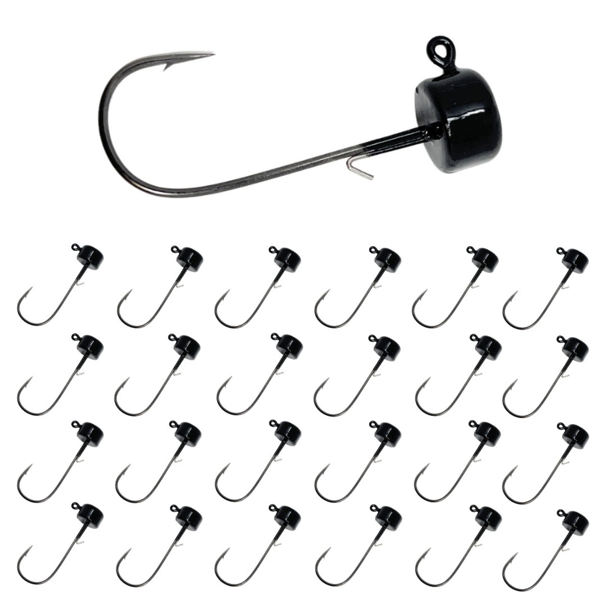 reaction tackle lead ned rig shroom jigs 25 pack