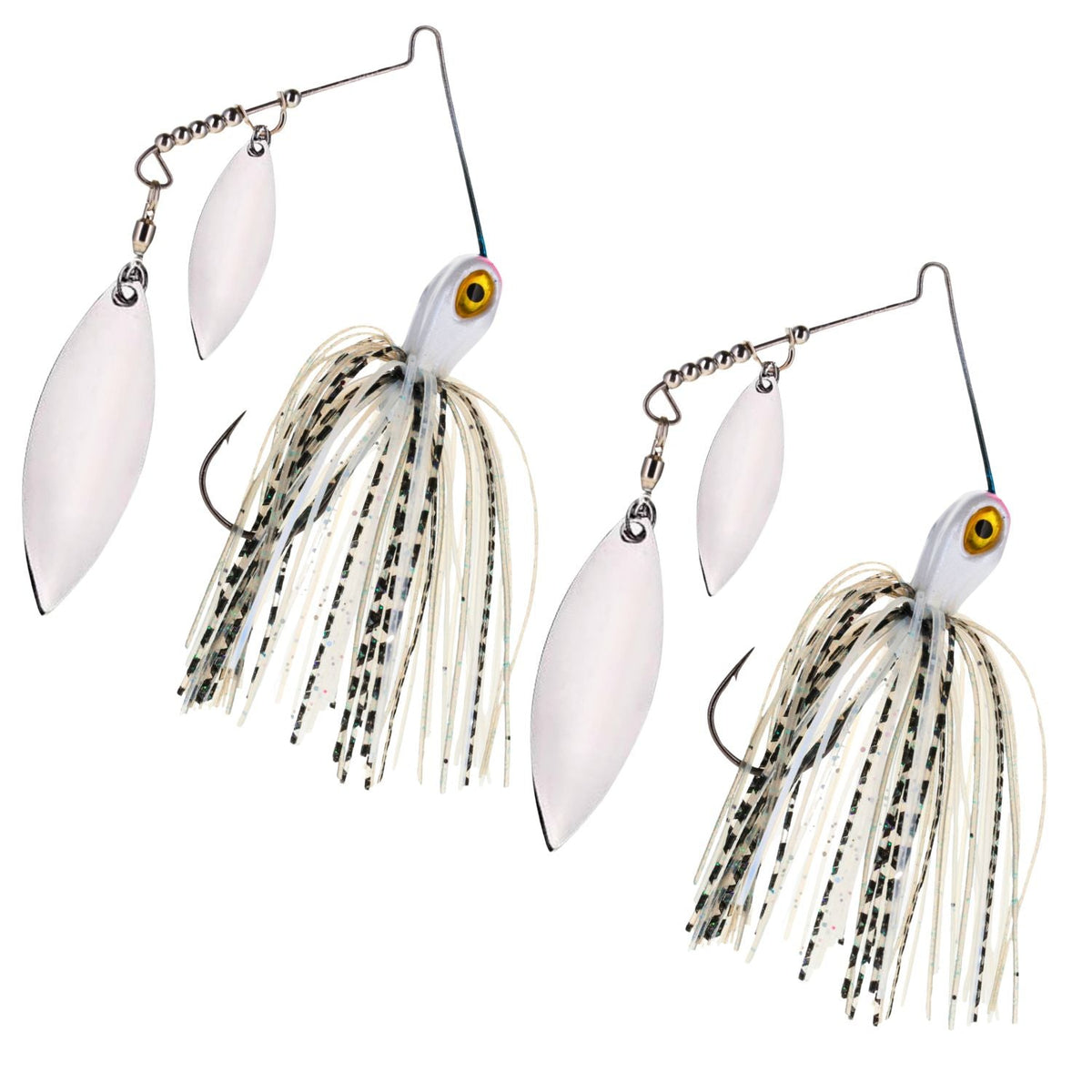 Reaction Tackle Tungsten Double Willow Spinnerbaits (2-Pack)