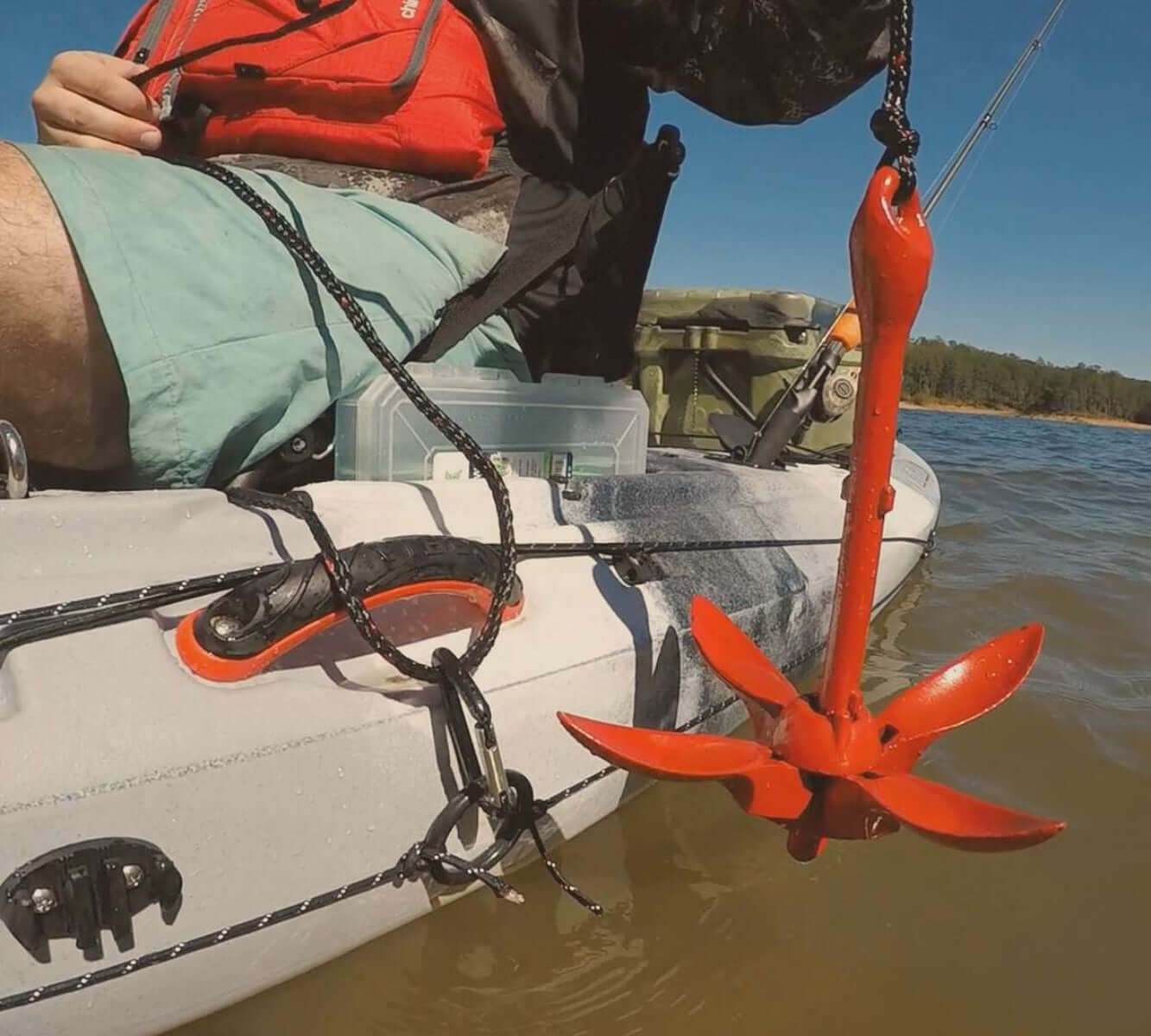 Anchor 3.5lb Grapnel Anchor and 25ft Rope 3.5lb Grapnel Anchor and 25ft Rope