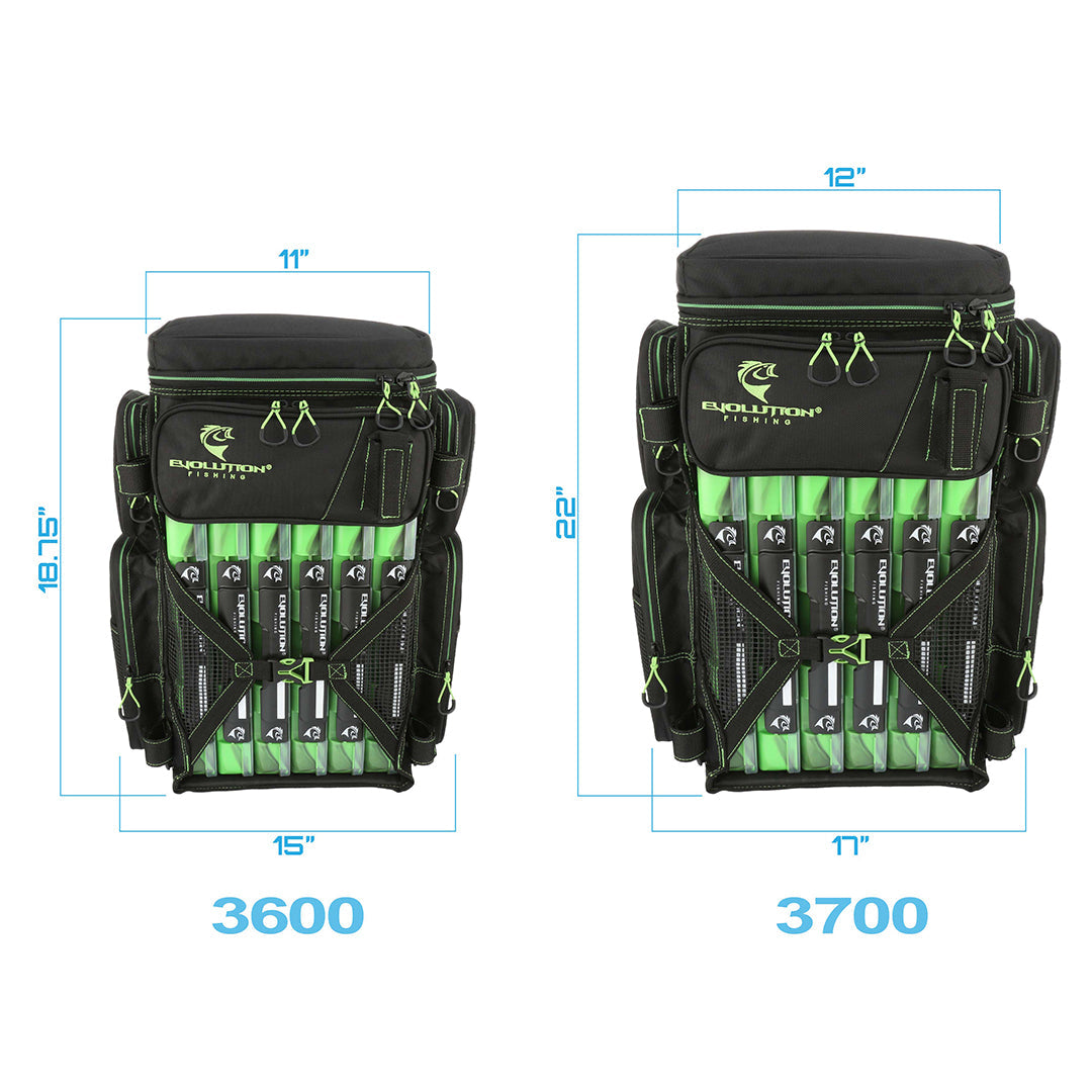 Evolution Fishing Drift Series 3700 Tackle Backpack