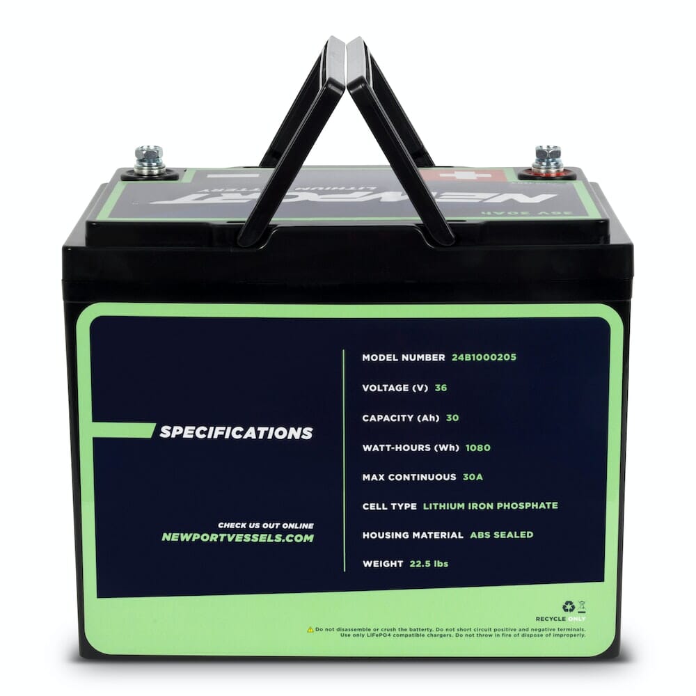 Newport 36V 30Ah Lithium LiFePO4 Battery