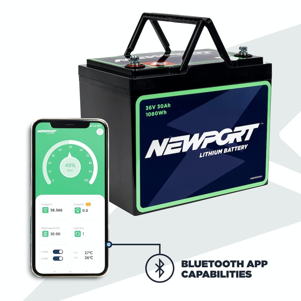 Newport 36V 30Ah Lithium LiFePO4 Battery