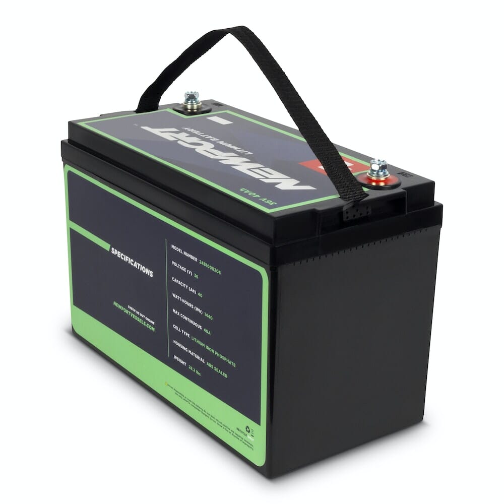 Newport 36V 48Ah Extended Range Lithium LiFePO4 Battery