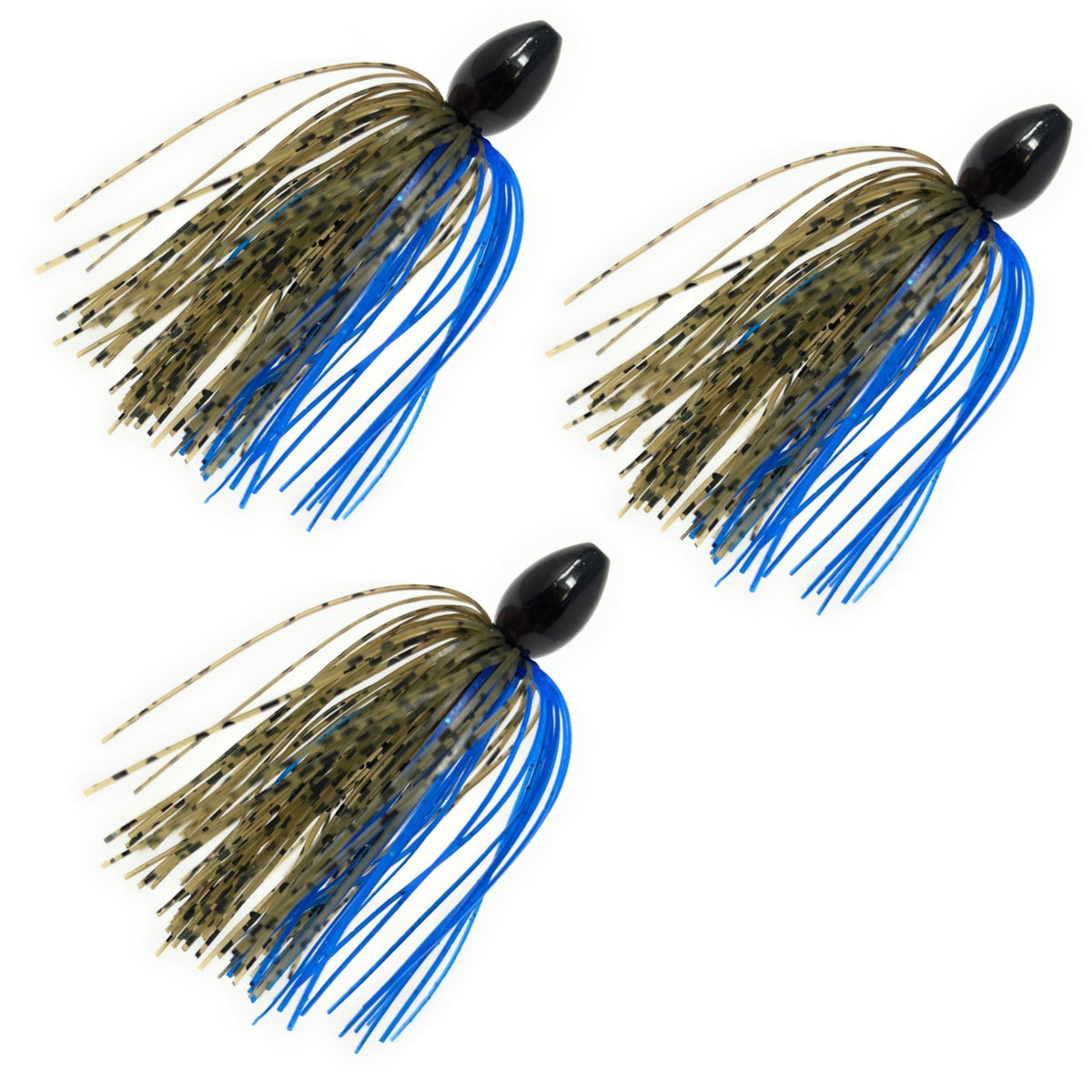 Reaction Tackle Tungsten Punch Rig with Skirt – 3 Pack