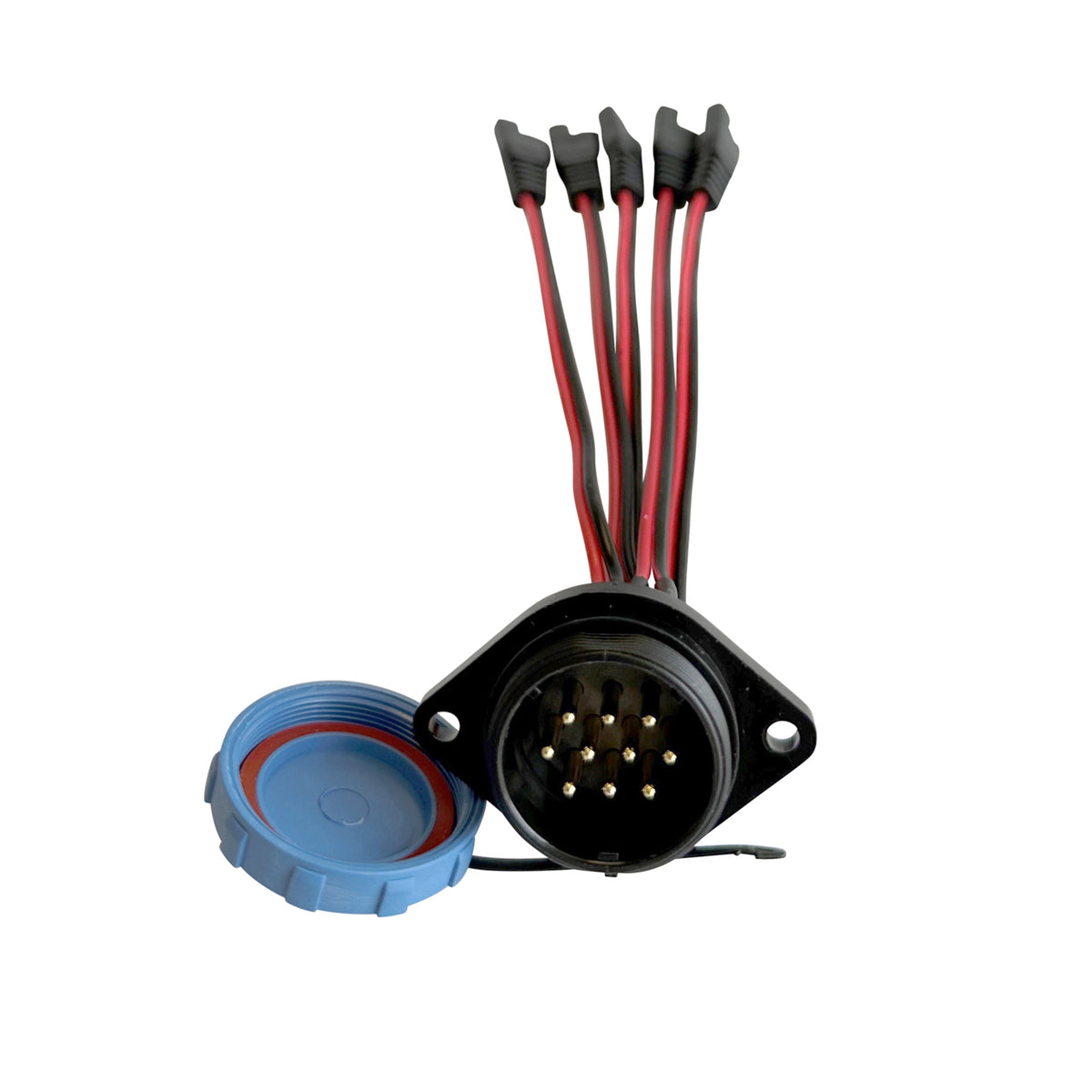 Electronics 5 Circuit Heavy Duty, Waterproof, Quick Disconnect Jumper Kit - Panel Mount and Dual Plug Jumper Harness (YP-QD5X-18K) 5 Circuit Heavy Duty, Waterproof, Quick Disconnect Jumper Kit - Panel Mount and Dual Plug Jumper Harness (YP-QD5X-18K)