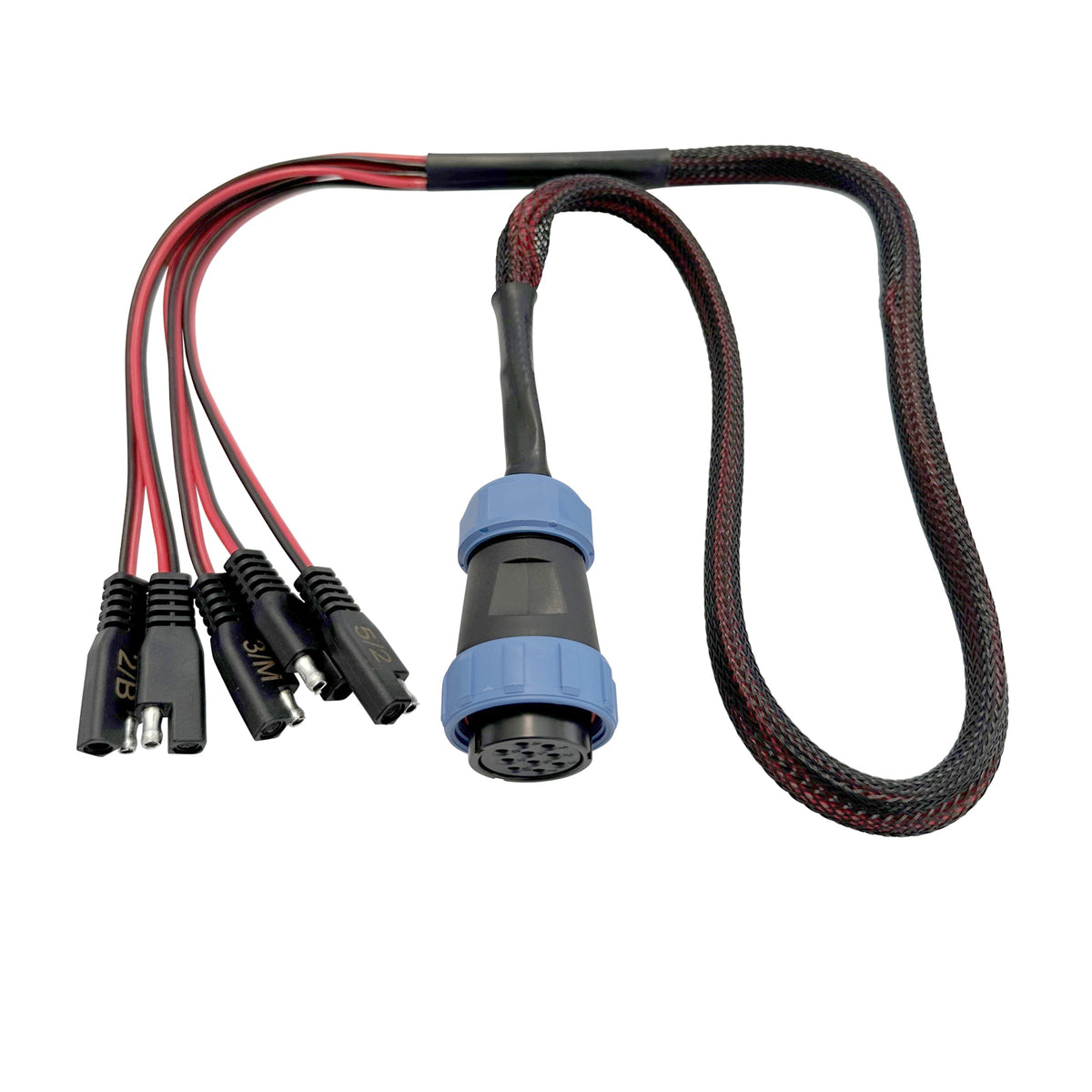 Electronics 5 Circuit Heavy Duty, Waterproof, Quick Disconnect Kit - Panel Mount and Harness (YP-QD5) 5 Circuit Heavy Duty, Waterproof, Quick Disconnect Kit - Panel Mount and Harness (YP-QD5)