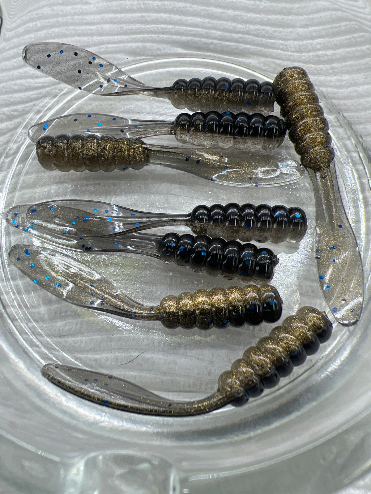 Jeffro's Jigs 2 Inch Crappie Slapper soft plastic bait