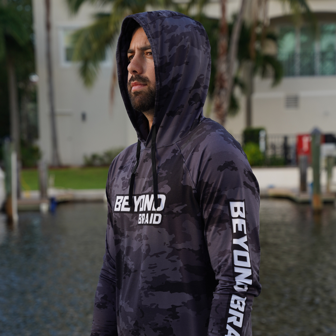 Beyond Braid UPF 50+ Hooded Performance Fishing Shirt