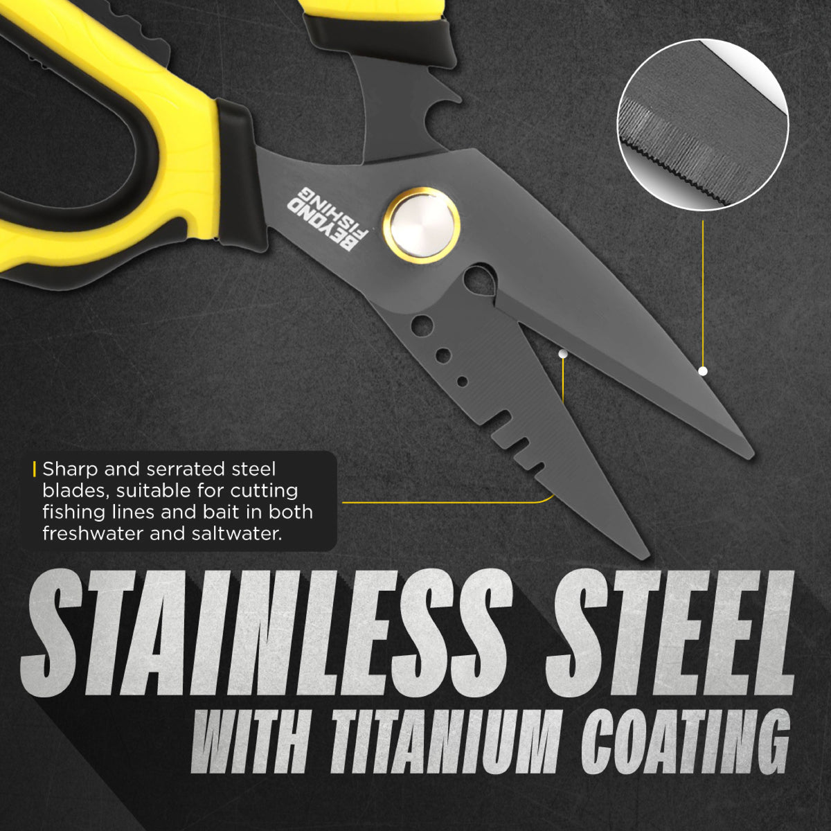 6.5" Omni Pro Fishing Shears 6.5" Omni Pro Fishing Shears