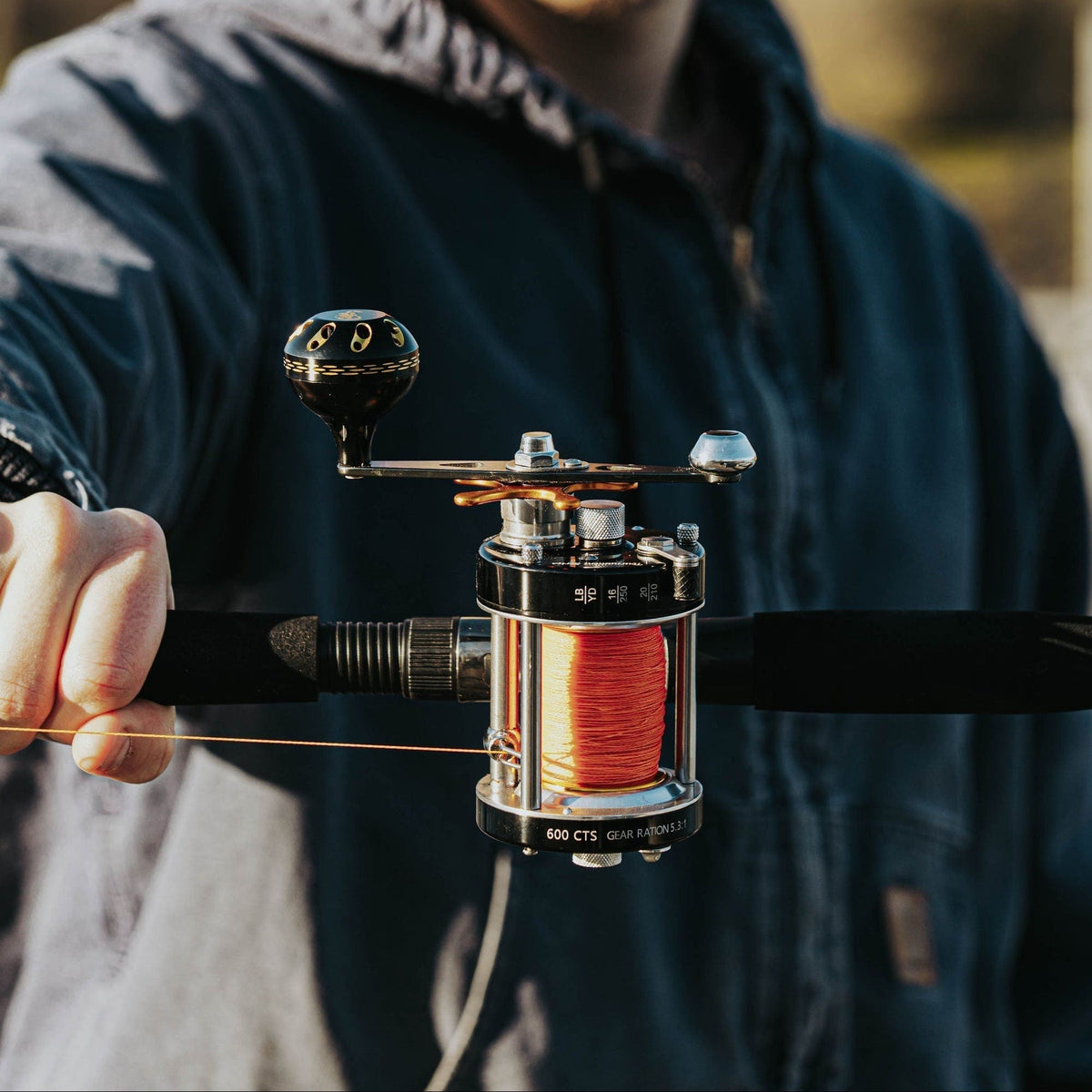 Catfish Baitcaster Reel 600CTS Round Baitcaster Reel 600CTS Round Baitcaster Reel
