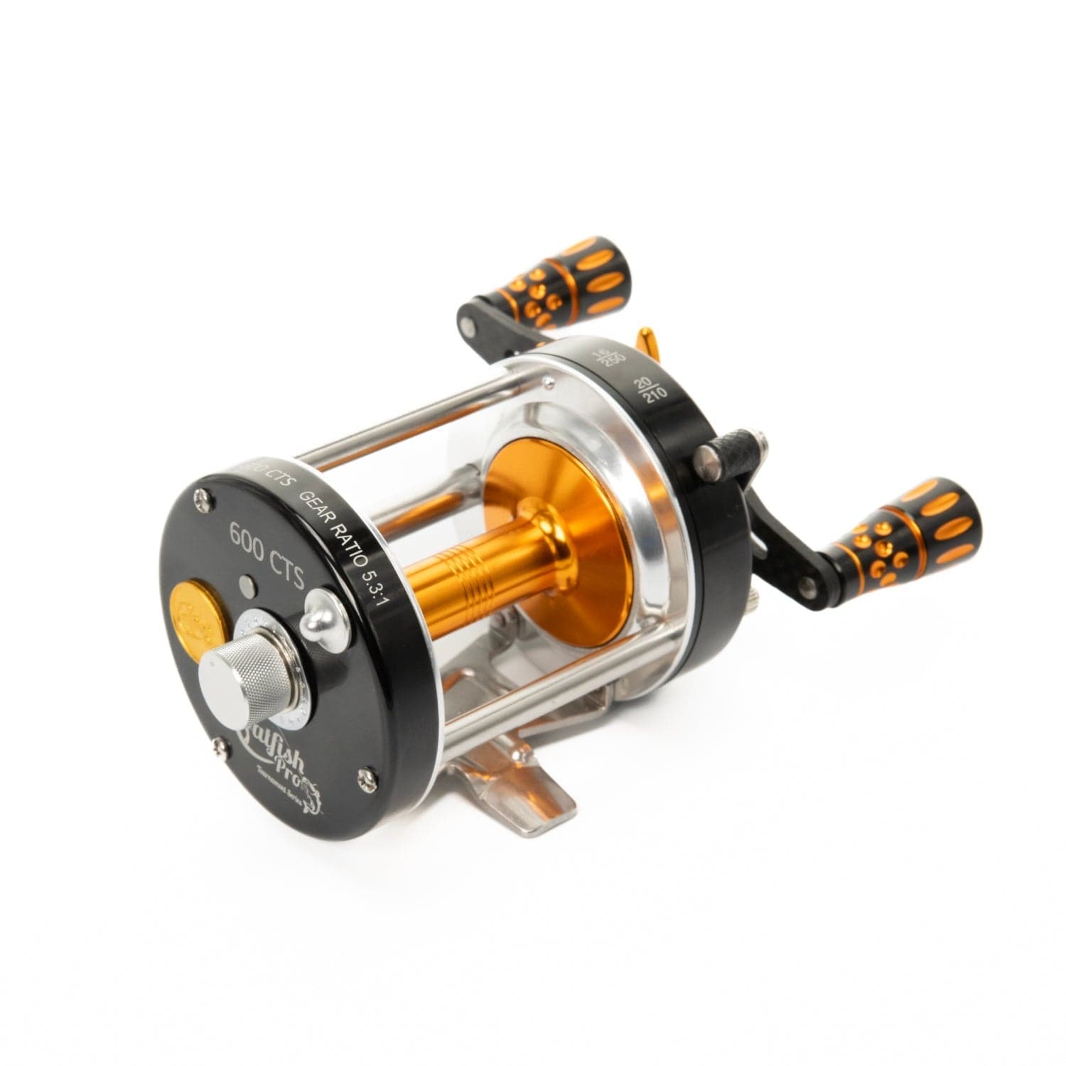 baitcast or spinning reel for catfish Tournament Ready Round Baitcaster Reel for Catfish – 600CTS