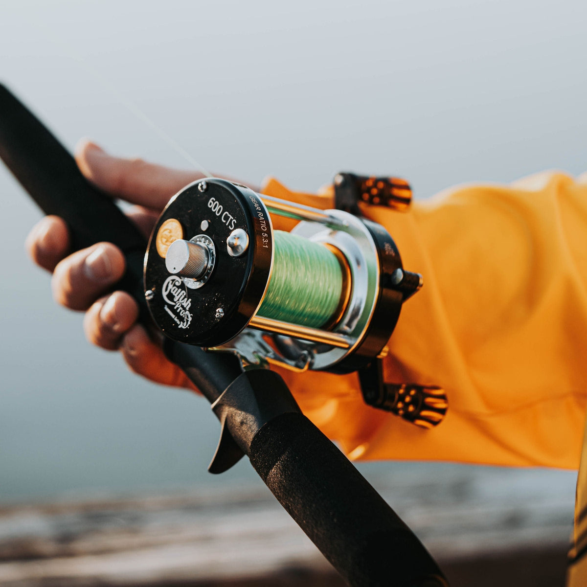 Catfish Baitcaster Reel 600CTS Round Baitcaster Reel 600CTS Round Baitcaster Reel