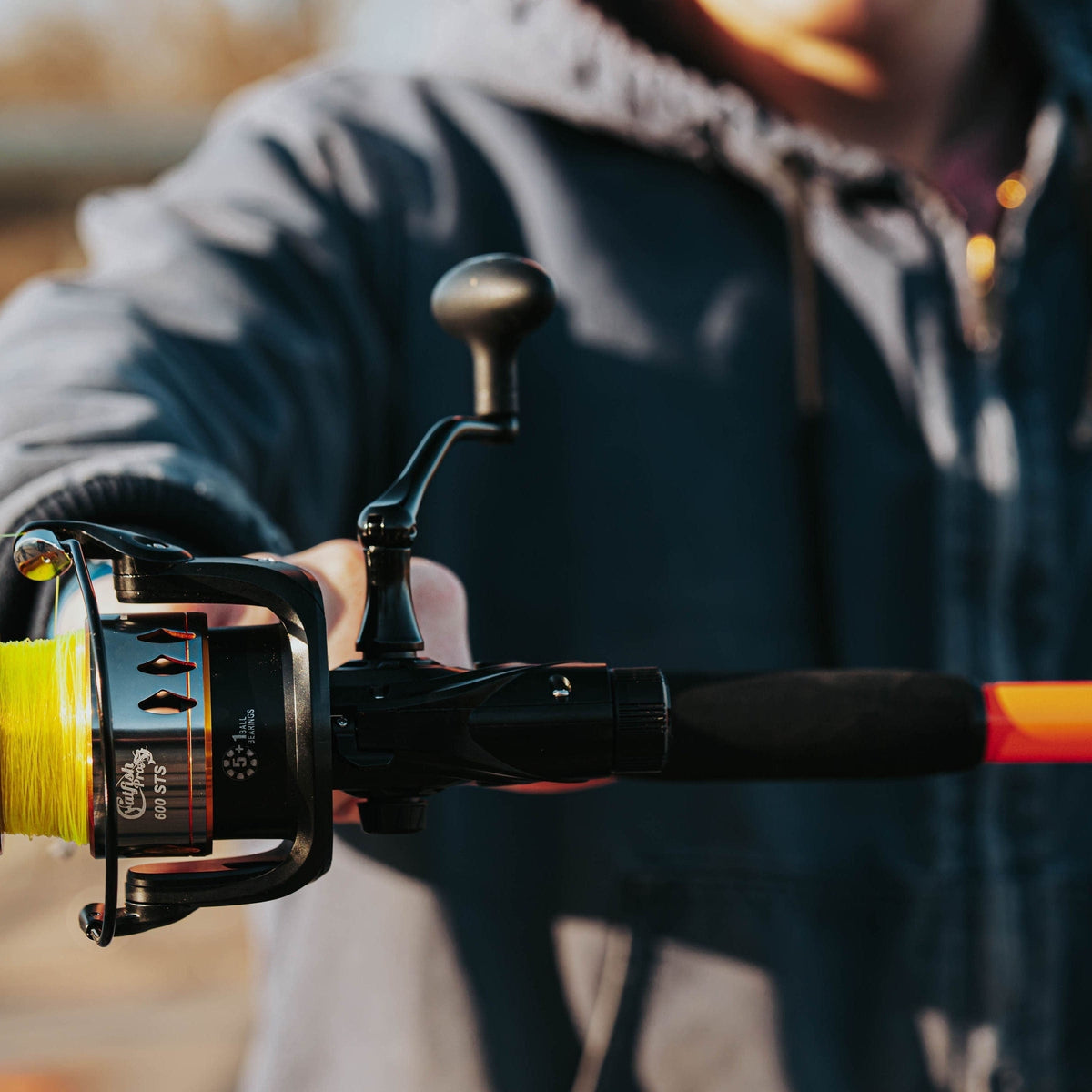 Catfish Spinning Reel 600STS Spinning Reel 600STS Orange Combo / Medium-Heavy 600STS Spinning Reel