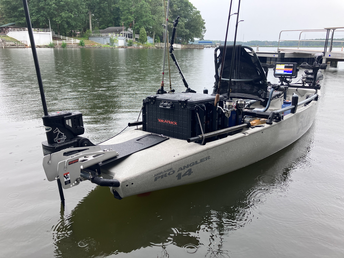 Boonedox Hobie Pro Angler 14 Motor/Power Pole Combo Mount