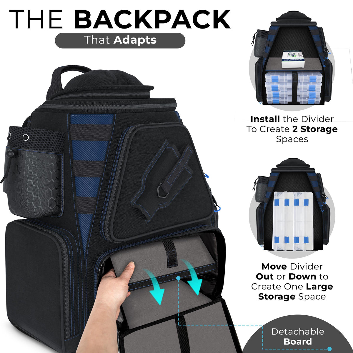 Reaction Tackle Fishing Tackle Backpack – Trays Included