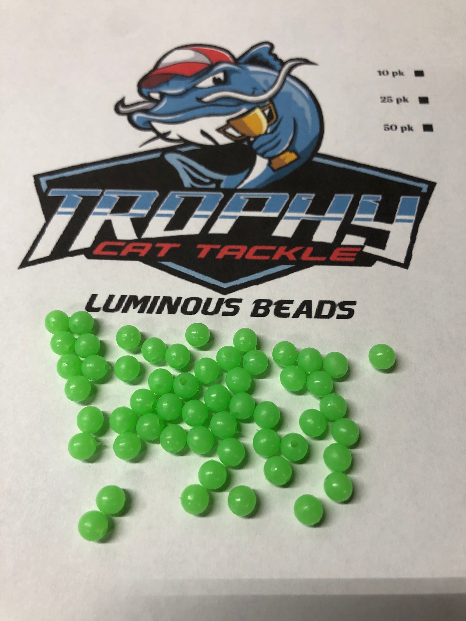 Beads and Stops 6mm Plastic Beads Green 6mm Plastic Beads