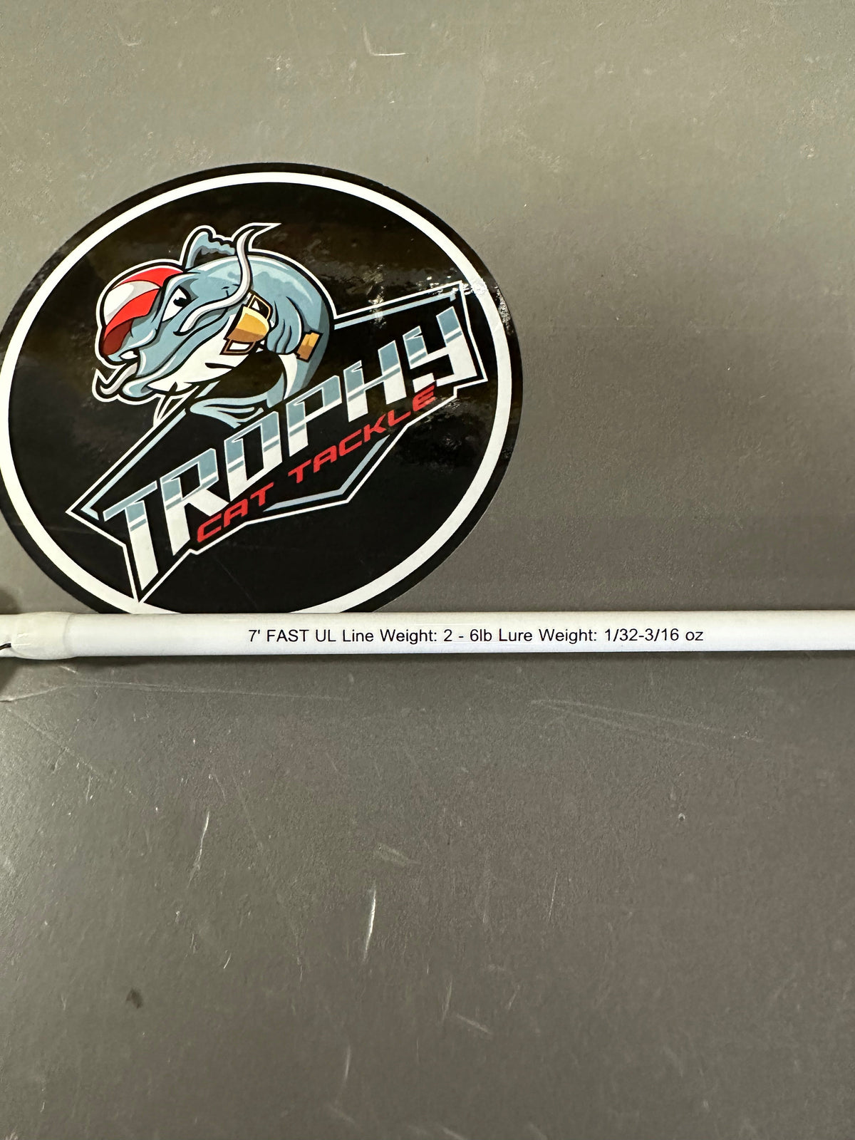Trophy Cat Tackle White Lightning 7' Ultra Light Spinning Rod