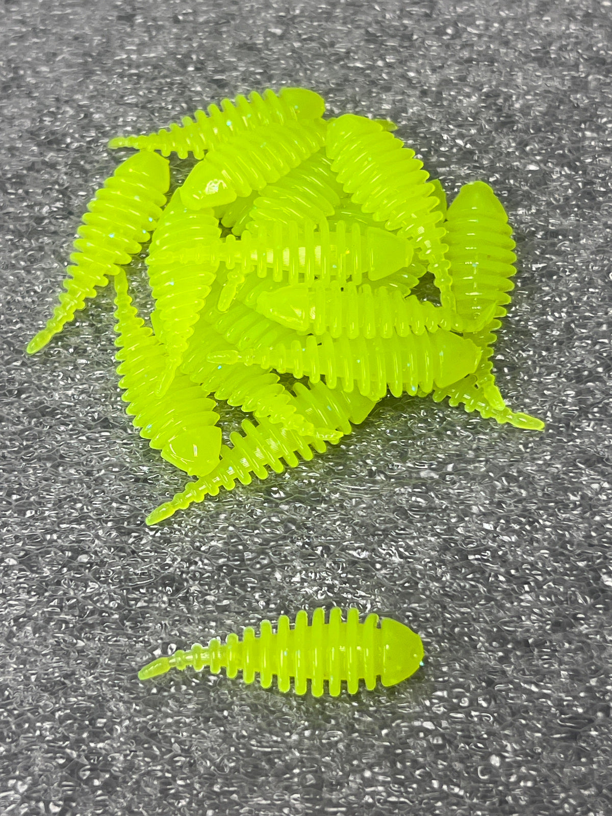 Jeffro's Jigs 1.5 inch finesse bait for crappie and panfish