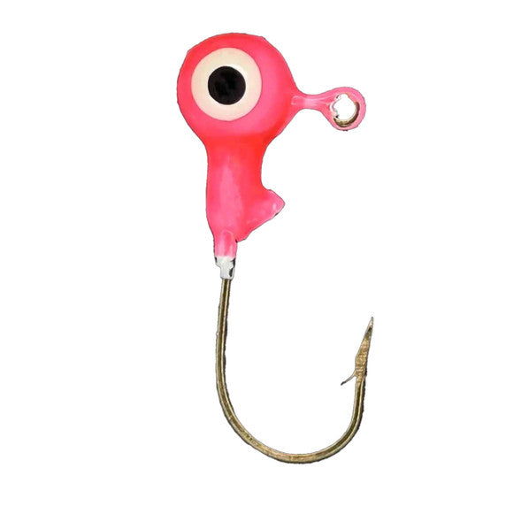 Head Hunter Painted Ball Head Jigheads with Bronze Hook