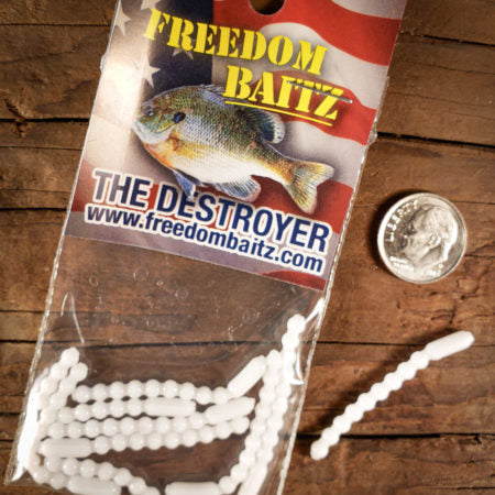 Freedom Baitz Destroyer Bloodworm Panfish Soft Plastic